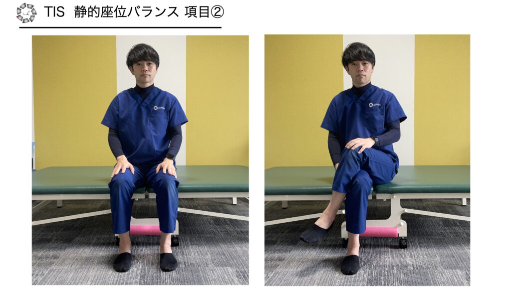TIS 静的座位バランス 項目③