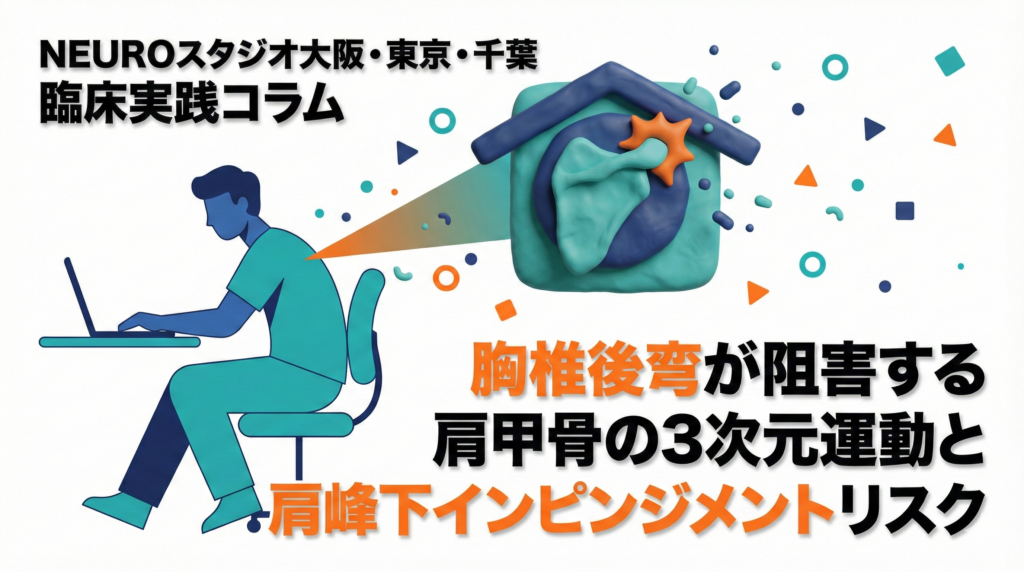 胸椎後弯（円背）が阻害する肩甲骨の3次元運動と肩峰下インピンジメントリスク