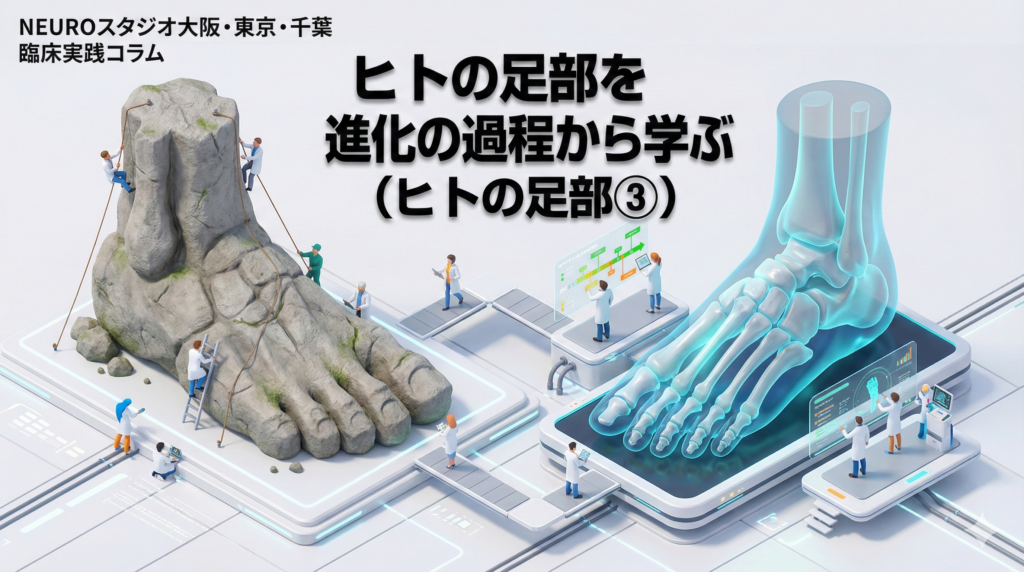 ヒトの足部を進化の過程から学ぶ (ヒトの足部③）